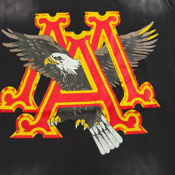 Amiri Retro Eagle Pattern Loose-Fitting T-Shirt - Picture 2 of 6